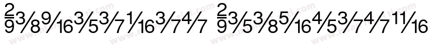 Fabrizio Fractions R字体转换